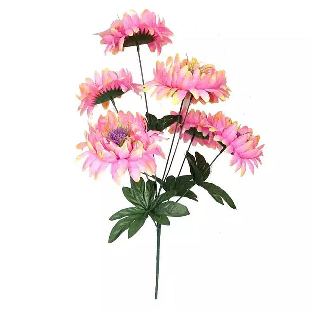 Декоративное растение букет с астрами 7 голов 51см 381-590 фото 3