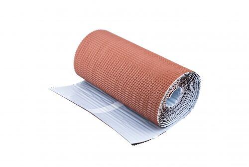 Лента примыкания Grand Line гофрированная алюминиевая 0,3х5 м кирпичная фото 1