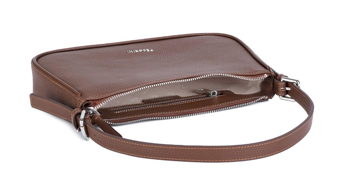 Сумка женская «Penny» коричневая ОПТ фото 4