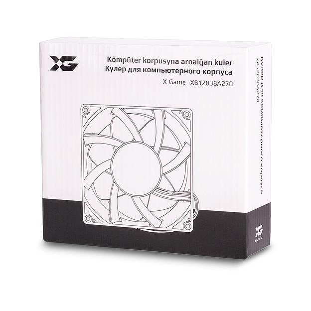 Кулер для компьютерного корпуса  X-Gamel  XB12038A270 чёрный фото 3