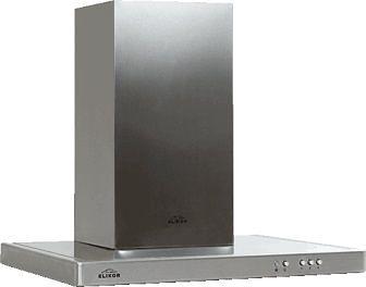 Вытяжка каминная Elikor Квадра 60Н-430-К3Д нержавеющая сталь управление: кнопочное (1 мотор) фото 1
