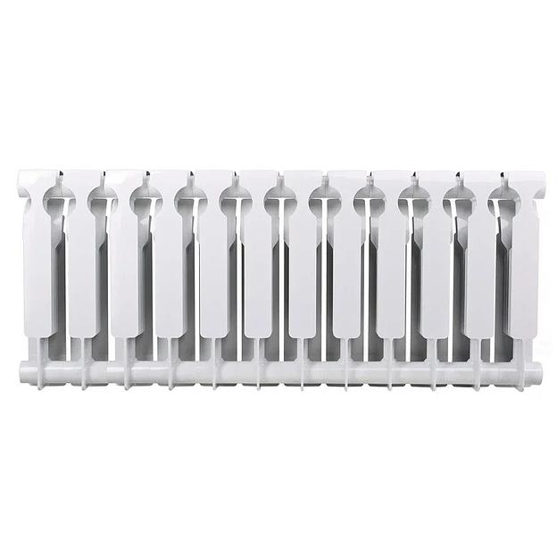 Радиатор биметаллический секционный 350/80/12 боковое подключение фото 6