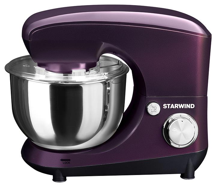 Миксер планетарный Starwind SPM5180 1000Вт ежевичный фото 1