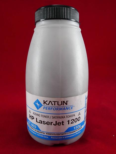 Тонер для картриджей Q2613A/Q2624A/C7115A, EP-26/EP-27 (фл. 150г) Katun фас.Россия фото 1