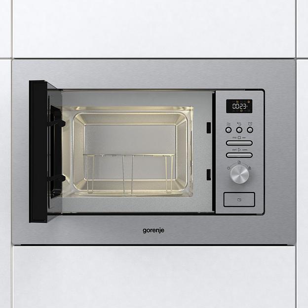 Микроволновая печь Gorenje BM201AG1X 20л. 800Вт нержавеющая сталь (встраиваемая) фото 4
