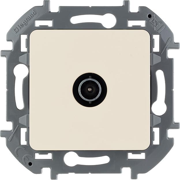 Legrand 673871 Розетка TV - оконечная - 10 дБ - 5-862 мГц - INSPIRIA - слоновая кость фото 1