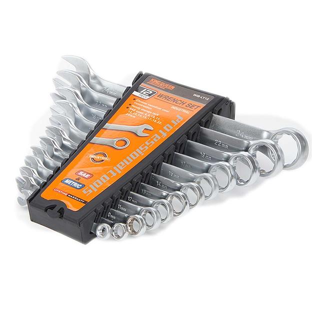 Гаечные Ключи Рожково-Накидные KINGQUEEN WIB-LY12 6-24 Мм 12 Pcs фото 1