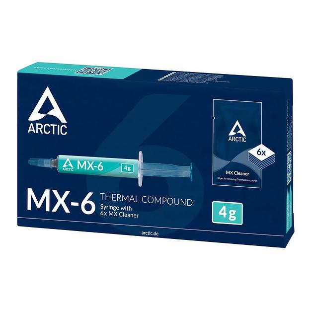 ARCTIC MX-6 Термопаста Thermal Compound 4 грамма with 6pcs MX Cleaner ACTCP00084A фото 2