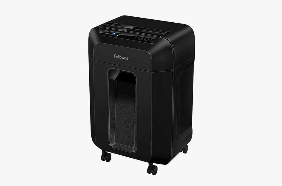 Fellowes Шредер AutoMax 80M FS-46215, минирезка, DIN P-4, 4х12 мм, автоподача 80 лст., 17 лтр., автореверс, уничт.: скобы, скрепки, пл. карты фото 1