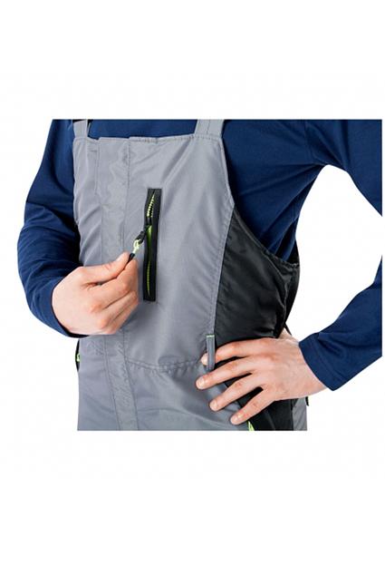 Полукомбинезон УРАН утеплённый, серо-чёрный фото 3