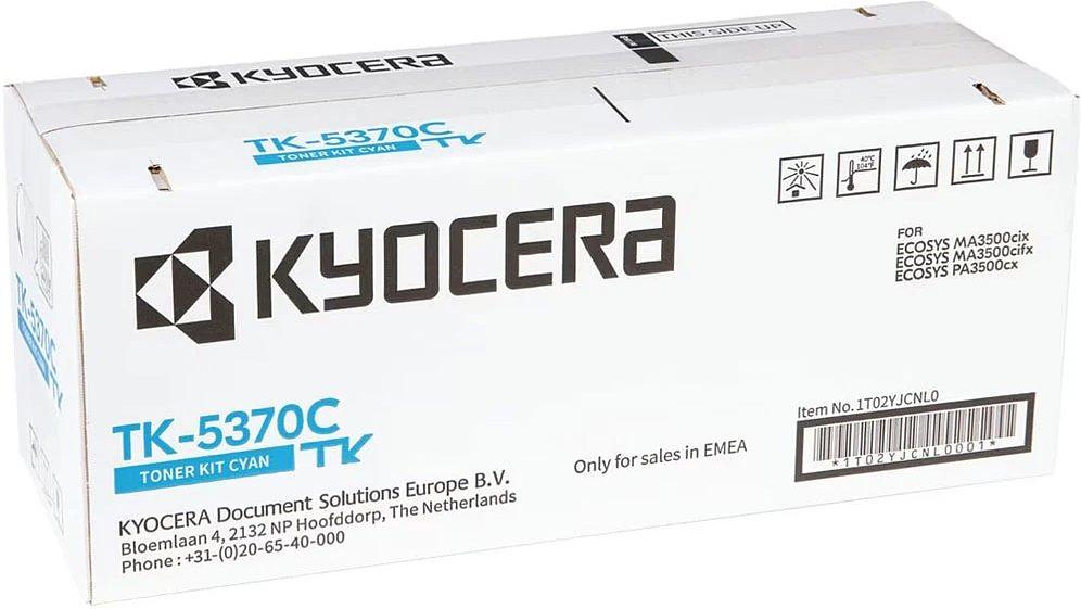 Картридж лазерный Kyocera TK-5370C 1T02YJCNL0 голубой (5000стр.) для Kyocera PA3500cx/MA3500cix/MA3500cifx фото 1