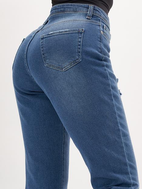 Джинсы прямые BOLD WOMAN 836_1S фото 9