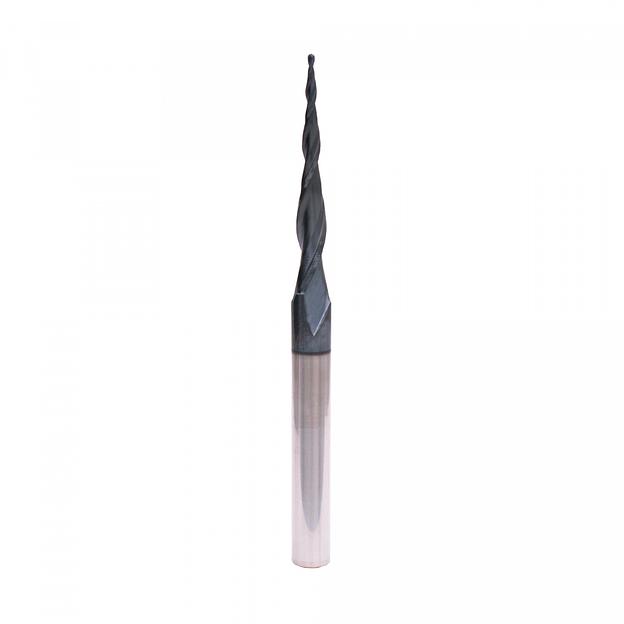 Твердосплавная фреза Delta-Tools коническая D=8x45x100 R=0,75 DTC 9 фото 1