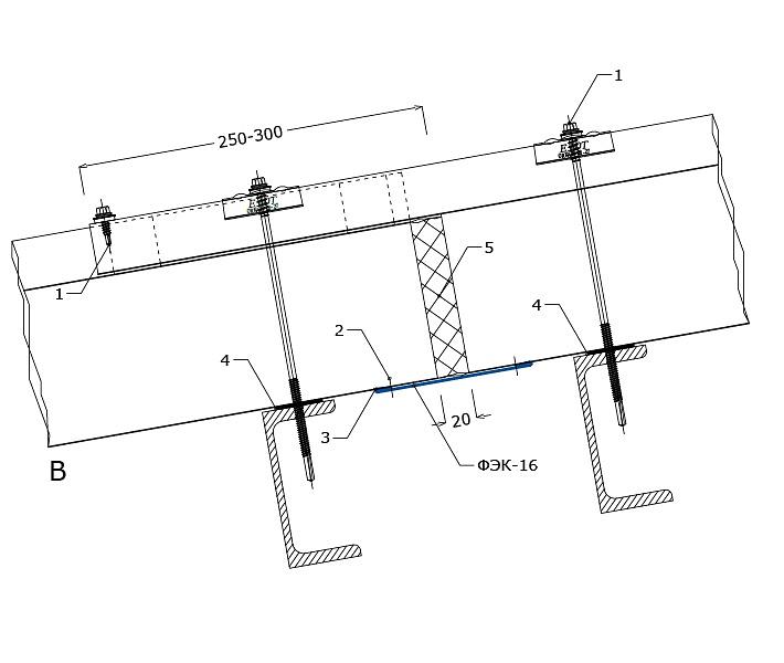 ФЭК-16 нащельник узла удлинения сэндвич-панелей, доборный элемент ОПТ фото 2