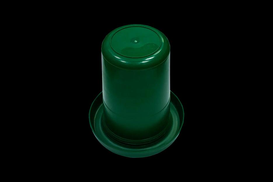 Поилка для птиц (8 л) зелёная ОПТ фото 3