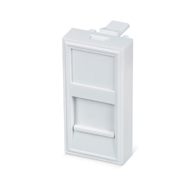 Rexant (03-0260) Вставка Mosaic 22,5x45, на 1 порт со шторкой фото 1