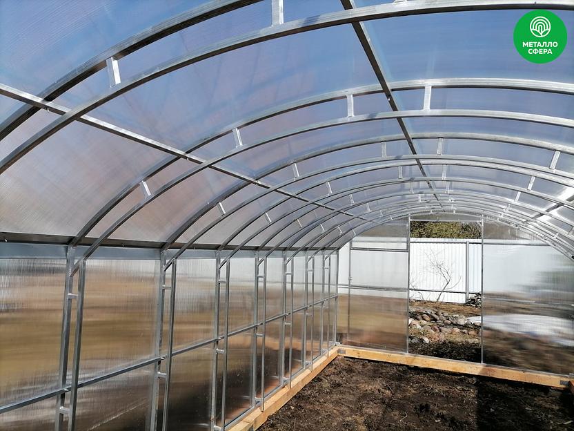Прямостенная теплица «Богатырь» ОПТ фото 3