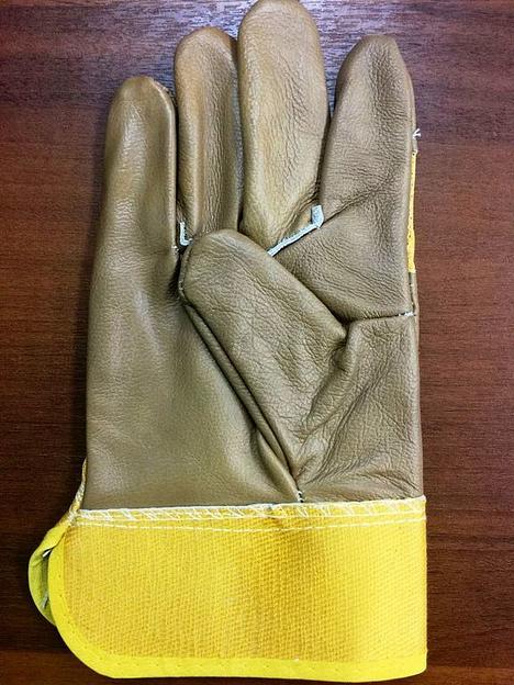 Перчатки кожаные комбинированные ОПТ фото 2