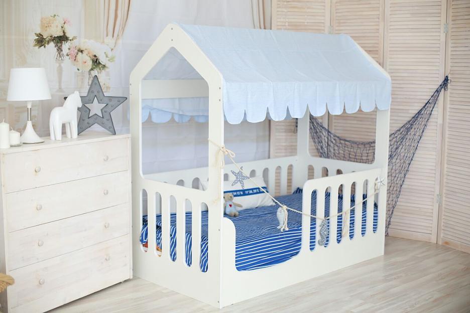 Кровать-домик ЛДСП ОПТ фото 2