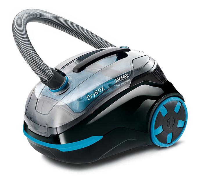 Пылесос Thomas DryBOX 1700Вт черный/голубой фото 1
