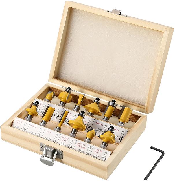 Набор фрез Deko RBS12 (065-0726) (фрезеры) фото 1