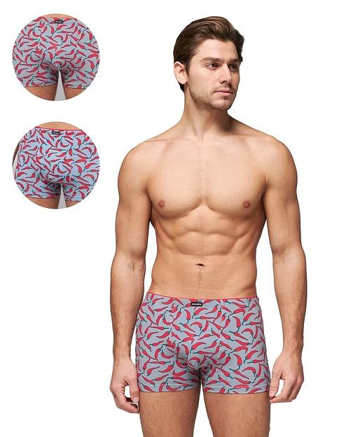 Трусы мужские боксеры Rogers 80358, набор 2 шт, перец, опт фото 1