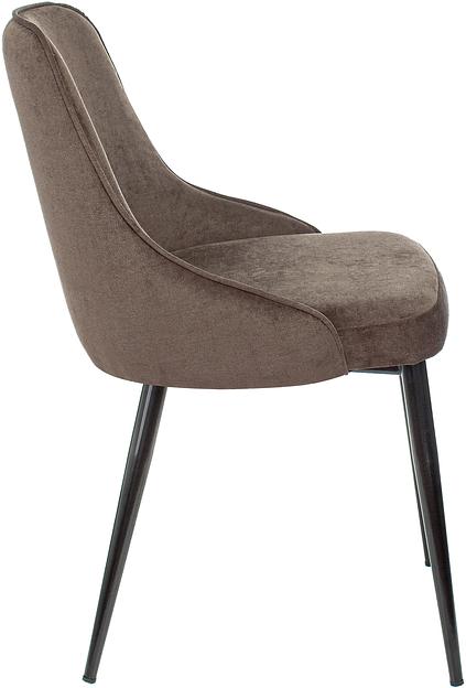 Стул Бюрократ KF-5 коричневый Light 10 металл черный на ножках (KF-5/LT-10_AGAVA) фото 3