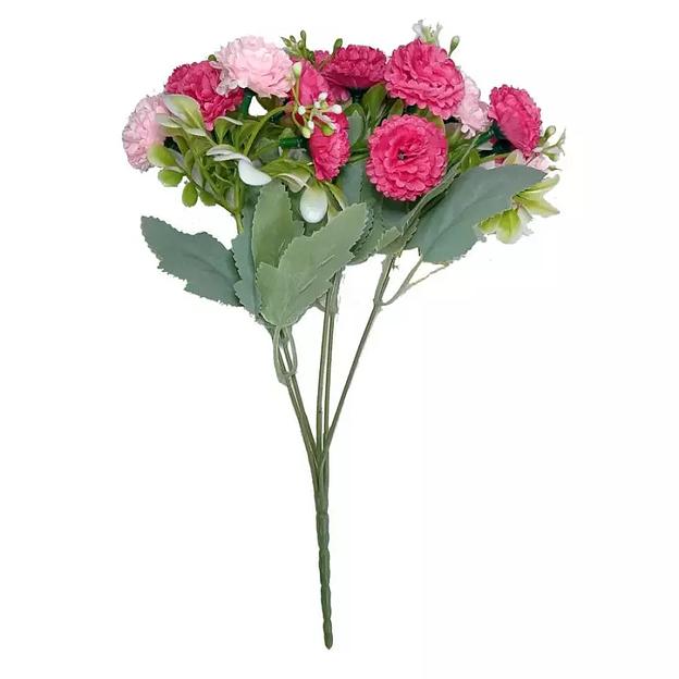 Букет гвоздички 15 голов на 5 веток 28см фото 1