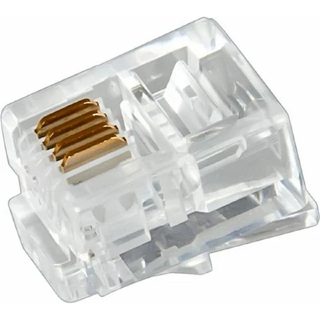Rexant (05-1012) Разъем телефонный UTP, RJ-14 (6P4C), CAT 3 фото 1