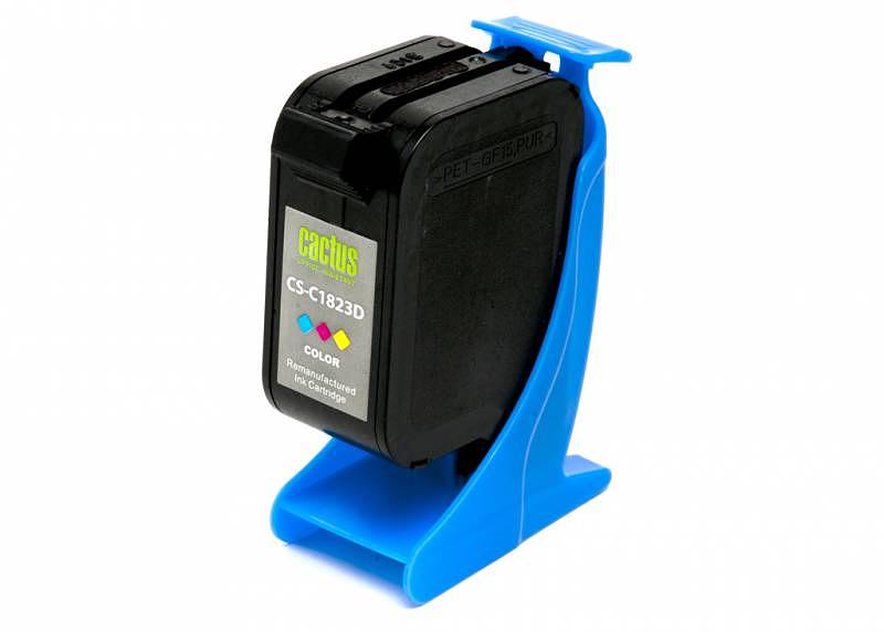 Картридж струйный Cactus CS-C1823D №23 голубой/пурпурный/желтый (39мл) для HP DJ 712c/720c/722c/810/812c/815c/830C/832C фото 2
