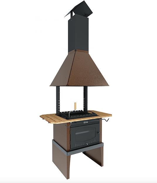 Беседка «Скандинавия» 5×3 м + Suomi Grill 90 + мягкие окна фото 4