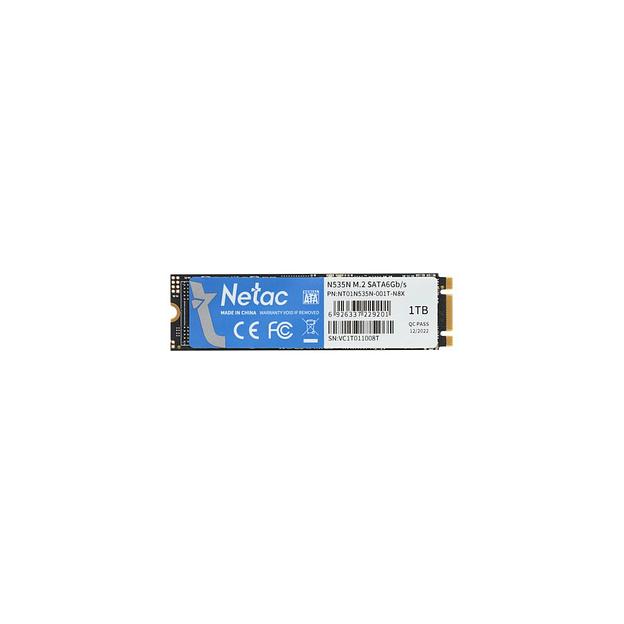 SSD накопитель NETAC N535N NT01N535N-001T-N8X 1ТБ, M.2 2280, SATA III, M.2 фото 1