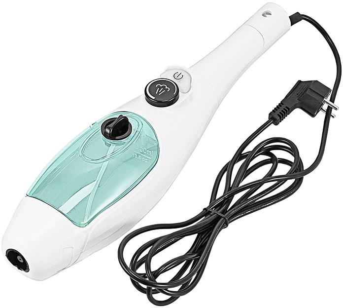 Швабра паровая Kitfort КТ-3920 1300Вт белый/голубой фото 2