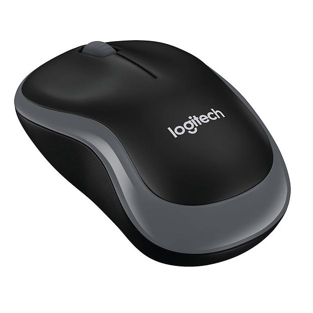 Мышь Logitech M185 серый оптическая (1000dpi) беспроводная USB1.1 для ноутбука (2but) фото 2