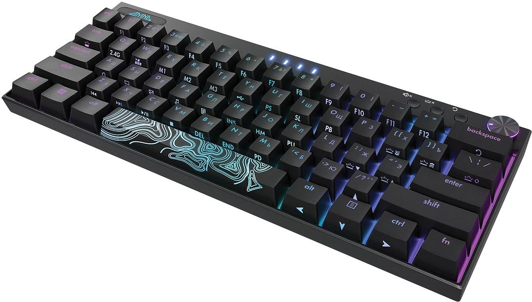 Клавиатура GMNG GG-KB500XW механическая черный USB беспроводная BT/Radio Multimedia for gamer LED (1910516) фото 2