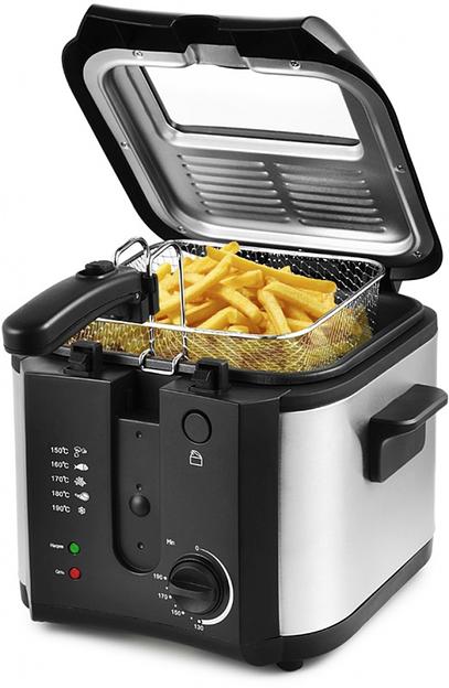 Фритюрница Kitfort КТ-2024 1600Вт черный/серебристый фото 2