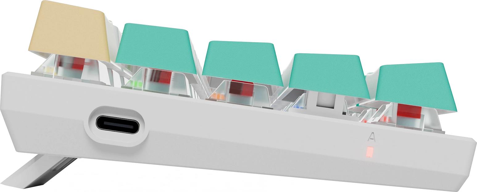 Клавиатура Defender Vexx Pro GK-084 механическая белый/зеленый Multimedia LED (45084) фото 7