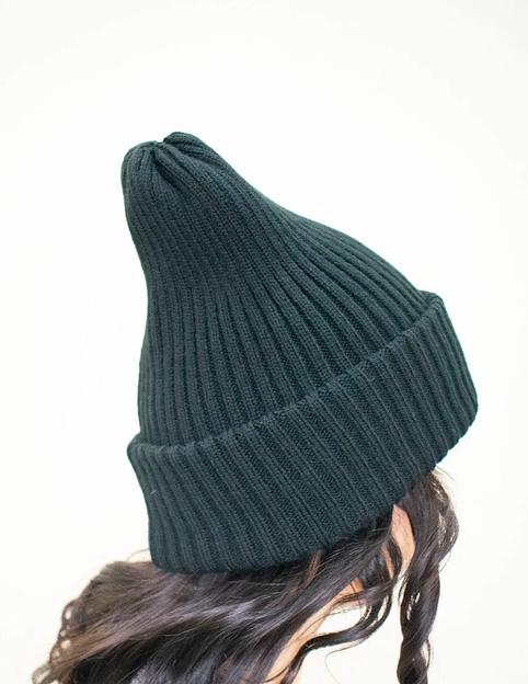 Шапка тыковка черная ОПТ фото 3