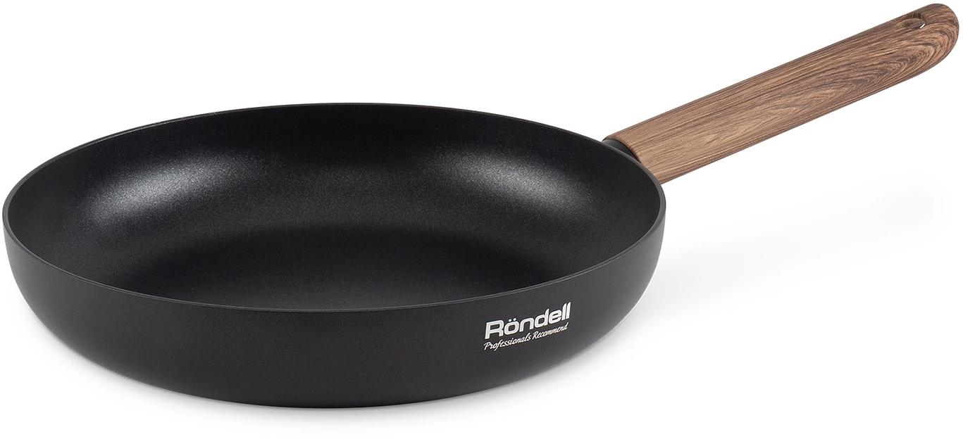Сковорода Rondell Maple RDA-1938 круглая 26см покрытие: антипригарное ручка несъемная (без крышки) черный фото 1