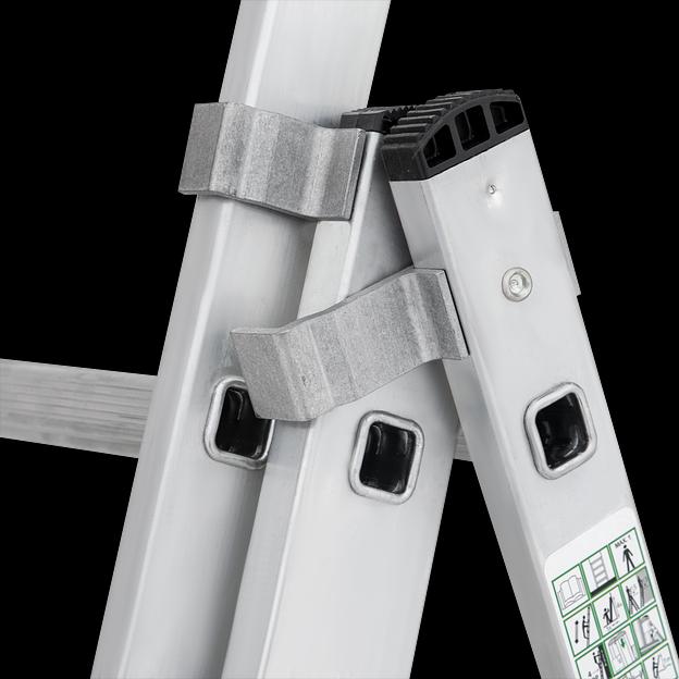 Лестница алюминиевая трёхсекционная NV 1230 3×5 ОПТ фото 9