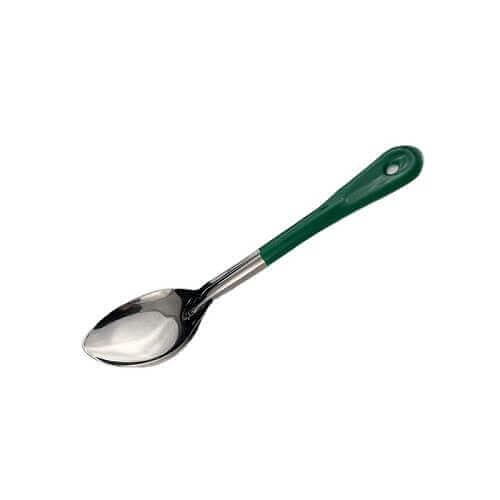 Ложка гарнирная L ручки 19 см. нерж. зеленая ручка MGsteel /1/12/144/ фото 1