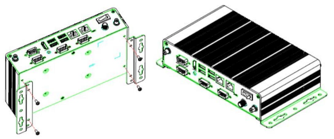 Крепление 8816K6271A0E / E29R129100, набор для крепления на стену для eBOX100-312, ebox620, ebox625/6/7 фото 1