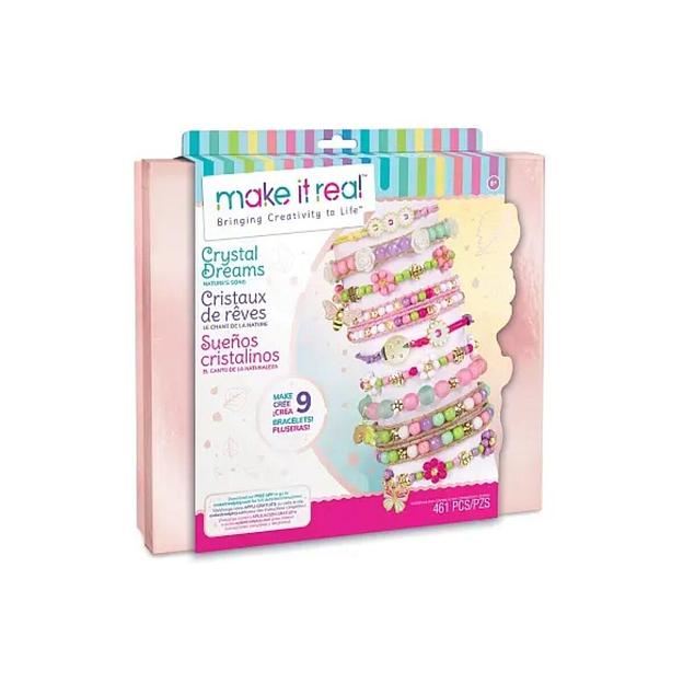 Набор для творчества Make It Real Браслеты с бусинами Crystal Dreams: Nature's Tale Jewelry with Swarovski фото 1
