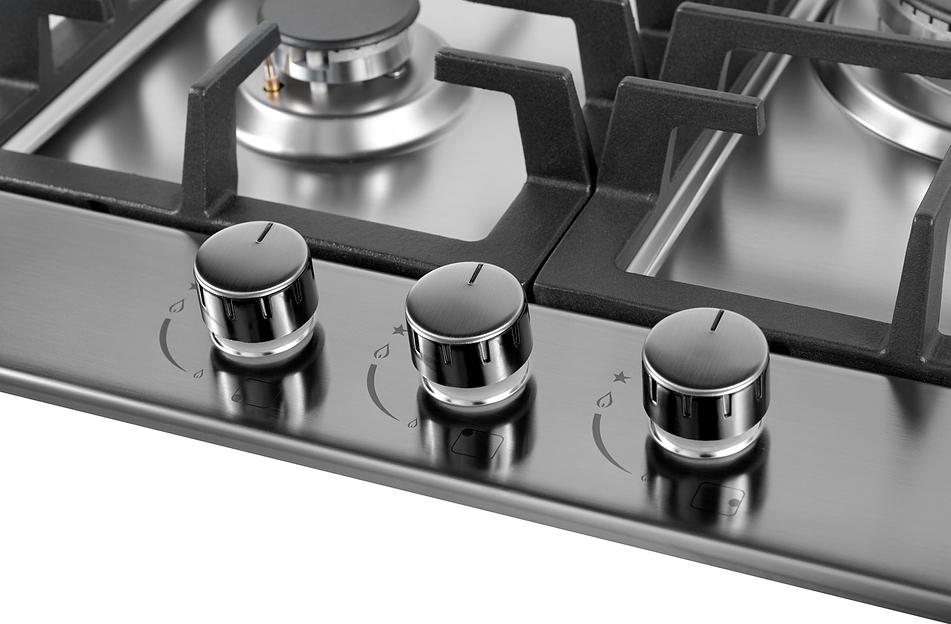 Газовая варочная поверхность Weissgauff HGG 451 XFh нержавеющая сталь фото 2