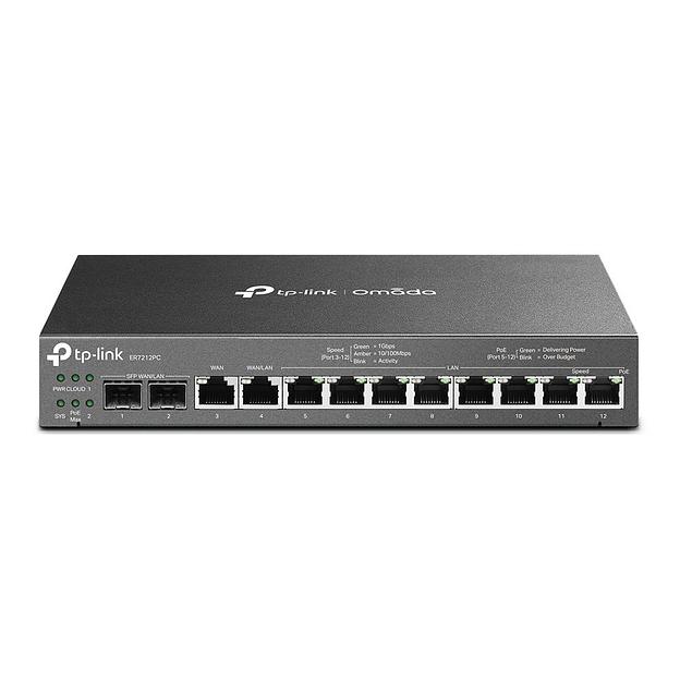 ER7212PC Гигабитный VPN-маршрутизатор Omada с портами PoE+ и контроллером фото 2