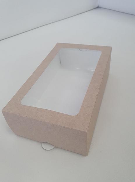 Картонная упаковка для еды 180×90×47 мм фото 4