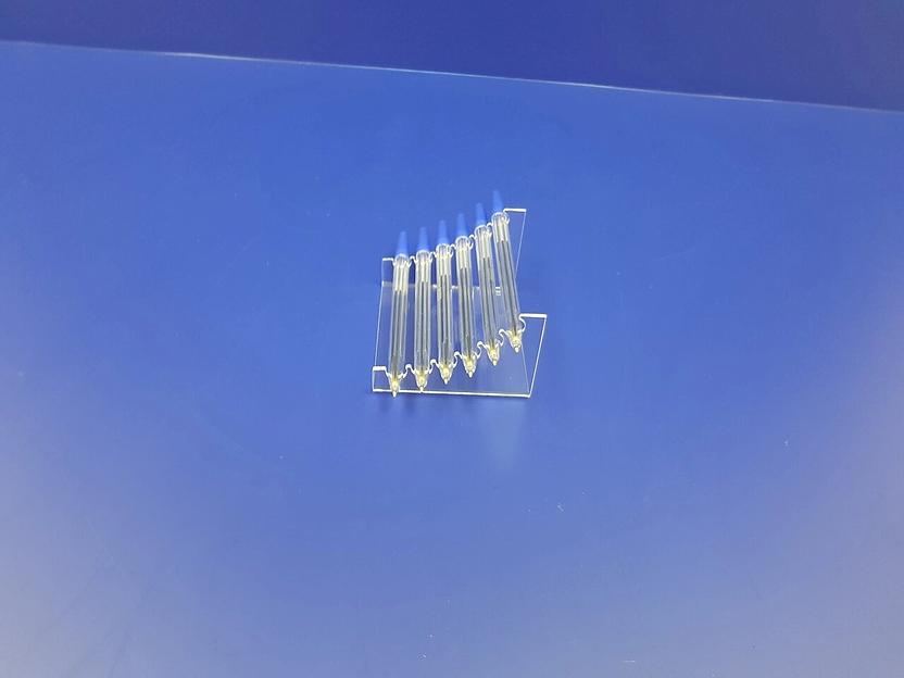 Подставка для ручек карандашей кистей 6 секции (горка радиус) фото 2