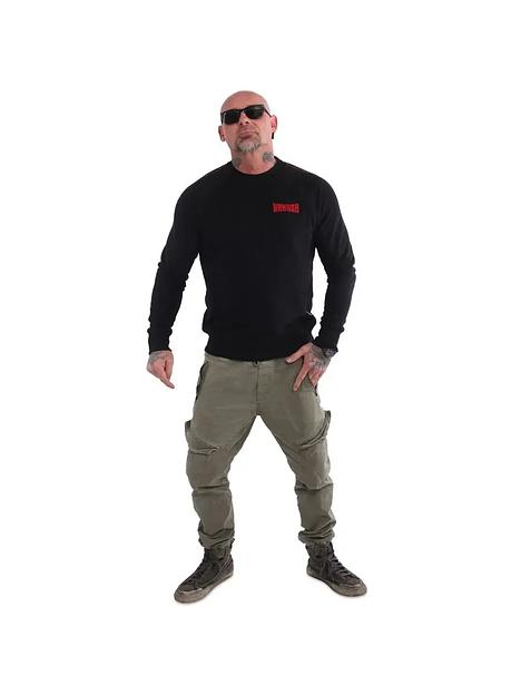 Свитшот мужской Yakuza, чёрный (70 % хлопок, 30 % полиэстер) фото 3