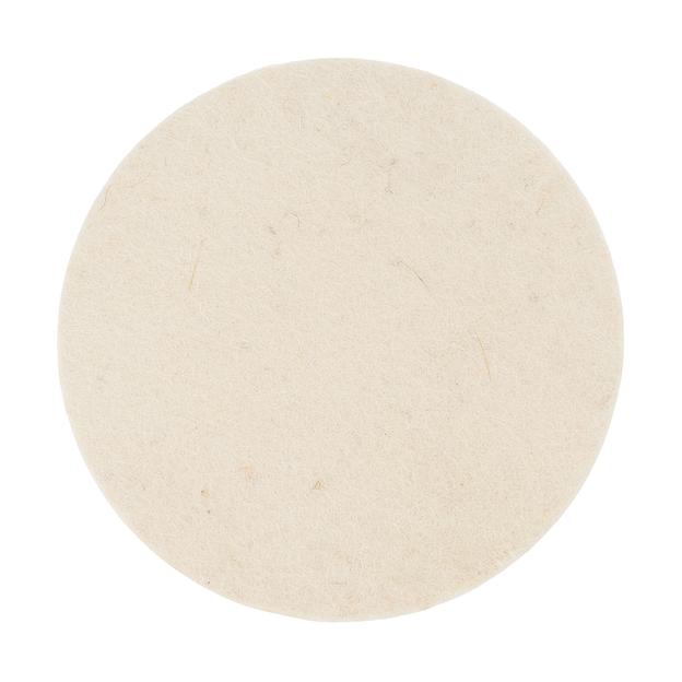 Диск MATRIX полировальный из натурального войлока, "под липучку" 125x7 мм// 75925 фото 1