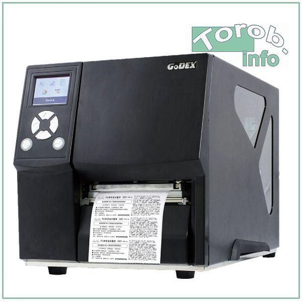 Godex ZX420i промышленный принтер этикеток. 200 DPI, 6 IPS, цветной сенсорный ЖК дисплей, и/ф RS232/USB/TCPIP/USB HOST, дюймовая втулка риббона фото 1